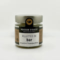 Pot en verre Rillettes de Bar au poivre Voatsiperifery