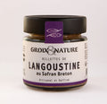 Pot en verre Rillettes de Langoustine au safran breton