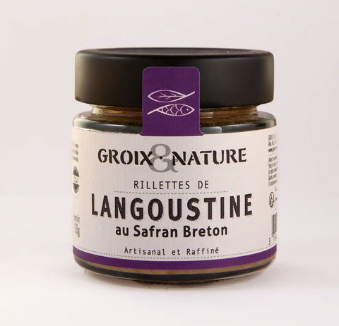 Pot en verre Rillettes de Langoustine au safran breton
