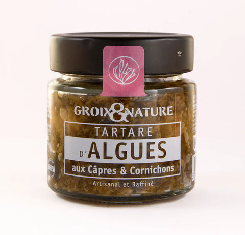 Pot en verre Tartare d'Algues aux Câpres & Cornichons