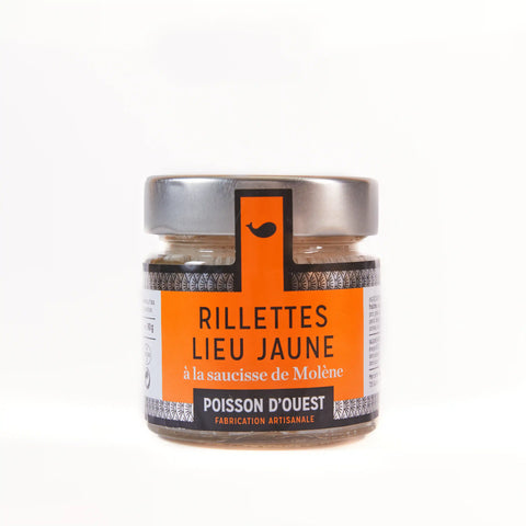Pot en verre Rillettes de Lieu jaune à la saucisse de Molène
