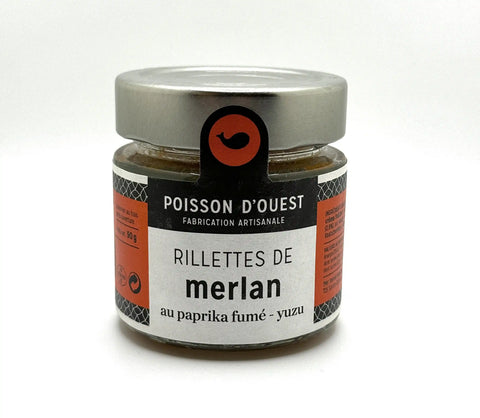 Pot en verre Rillettes de Merlan au paprika fumé - yuzu